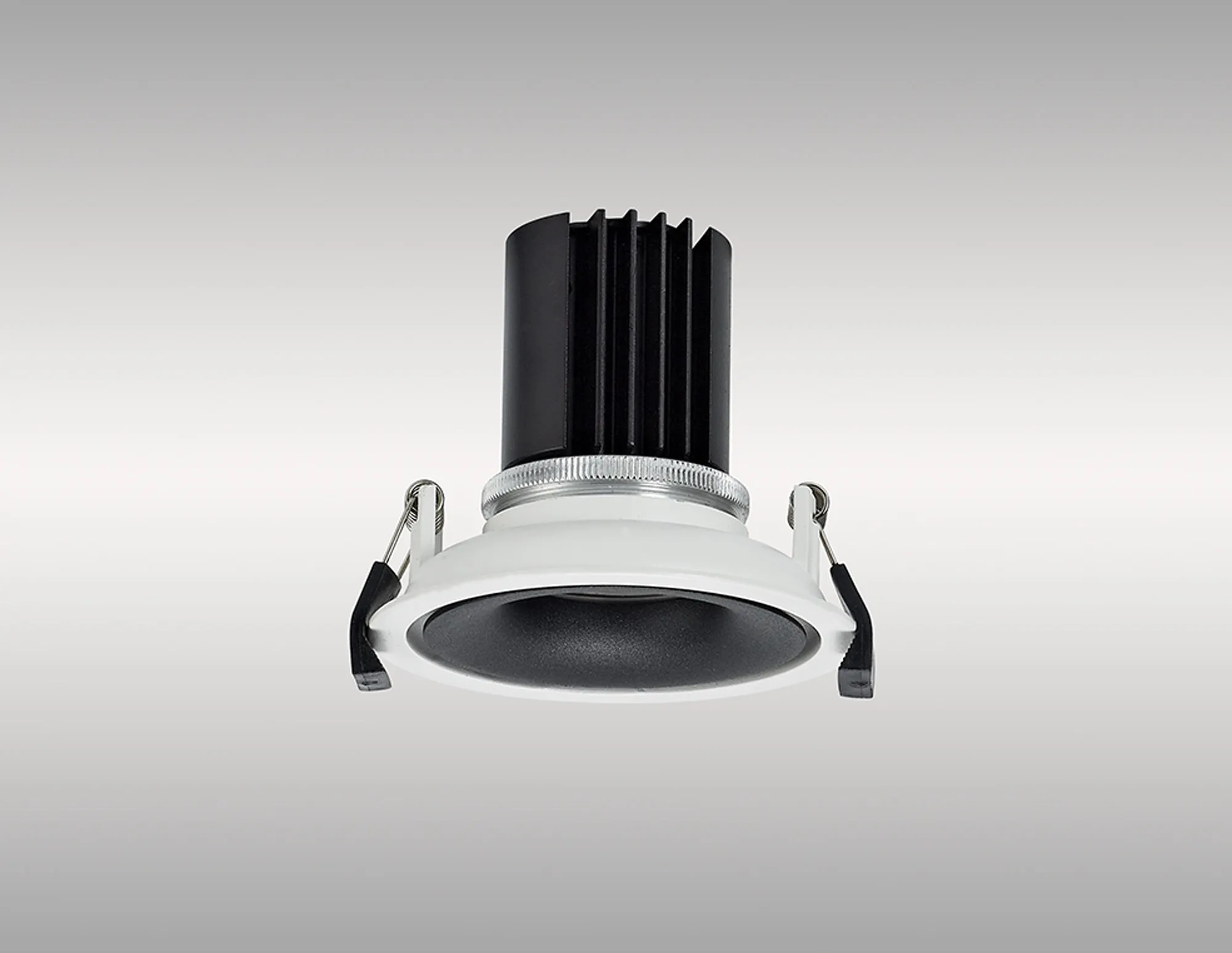 Bolor 12 Tridonic Powered 12W 4000K 1200lm 12° CRI>90 LED Engine White/Black Fixed Recessed Spotlight, IP20 DM202105  Dlux Bolor 12